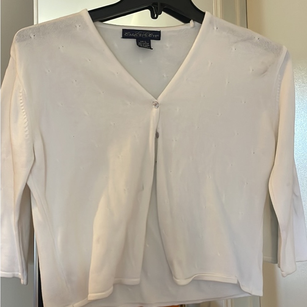 Vintage White Cardigan
